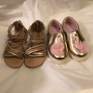 Cat & Jack Toddler Girls Shoes sz 9